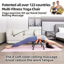 MBB AB SLIM/MINI INVERSION TABLE MASSAGE CHAIR YOGA CHAIR BLACK/RED/YELLOW - Like New
