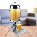 Beverage Dispenser, Stainless Steel Heav Duty Machine, Hot/Cold Drink Glassware - Brand New