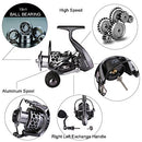 SOUGAYILANG FISHING REEL 13+1BB LIGHT WEIGHT ULTRA SMOOTH ALUMINUM SPINNING - Like New
