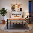 VECELO Twin Size Metal Platform Bed Frame Heavy Duty Slat Foundation B0CWRDP4JZ - Brand New