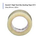 SCOTCH HIGH TACK BOX SEALING TAPE 311+ SHIPPING FREEZER STORAGE - CLEAR - Brand New