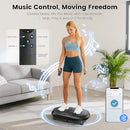 HVX VIBRATION PLATE EXERCISE MACHINE VIBRATING FITNESS PLATFORM VPM1 - BLACK - Like New