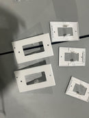 HELLO LIGHT 5 PACK WALL PLATE HELLO LIGHT LED NIGHT LIGHTS BUILT - WHITE - Like New