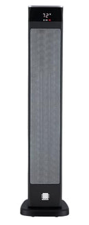 WARMWAVE DELUXE DIGITAL 30" OSCILLATING CERAMIC TOWER SPACE HEATER - BLACK - Like New