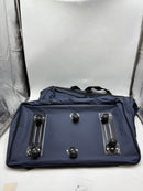 CLOUD NINE ROUNDTRIP 40" EXPANDABLE ROLLING WHEELED DUFFLE BAG SPINNER - NAVY - Brand New