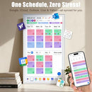 HOMLAB DIGITAL CALENDAR 21.5" SMART TOUCHSCREEN ELECTRONIC CALENDARS - WHITE - Like New