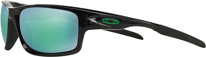 OAKLEY Men's Canteen Sunglasses OO9225 Plastic - JADE IRIDIUM POLARIZED / BLACK Like New