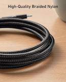 ANKER POWERLINE II USB A TO LIGHTNING CABLE MFI CERTIFIED 6FT A8653 - BLACK - Like New
