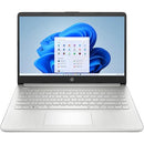 HP 14" HD Laptop N6000 1.1GHz 4GB 64GB eMMC Windows 11 Home S - Natural Silver - Like New