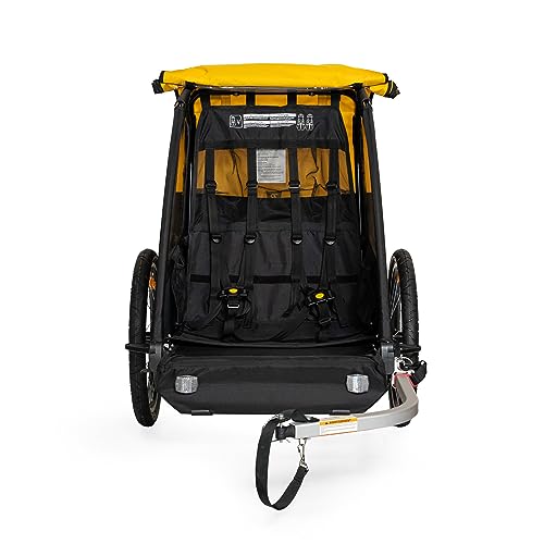 BURLEY DESIGN BURLEY BEE, 1 AND 2 SEAT, KIDS BIKE-ONLY TRAILER, 946210 - YELLOW - Brand New