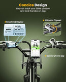 ISINWHEEL U7S 1500W 48V ELECTRIC BIKE FOR ADULT, 20 MPH & 80 MILES - COAL BLACK - Like New