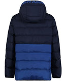 Under Armour Boys' Pronto Colorblock Puffer Jacket, Youth L - Navy/Ether Blue - Brand New