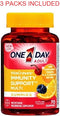 ONE A DAY VITACRAVES GUMMIES IMMUNITY 70CT - PACK OF 3 New