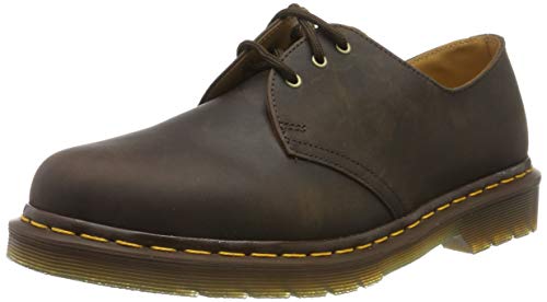11838201 DR. MARTENS UNISEX 1461 OXFORD DARK BROWN CRAZY HORSE SIZE 8WOMEN/7MEN - Like New