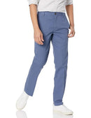 AMAZON ESSENTIALS MENS SLIM-FIT WRINKLE-RESISTANT PANT 34W X 28L - INDIGO - Brand New