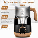 AMZCHEF 8-IN-1 Milk Frother, Steamer, 550 Watts, 21 oz, Stainless Steel, Black - Brand New