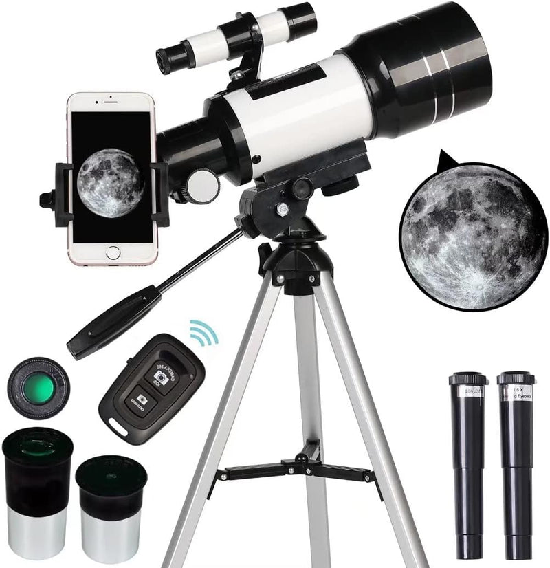 ToyerBee 70mm Aperture Refractor (15X-150X) Portable Travel - Scratch & Dent