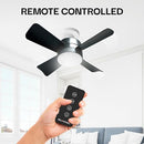 BELL+HOWELL SOCKET BREEZE SOCKET FANS LIGHTS FAN LIGHT 3500K 1000 LUMENS BLACK - Like New