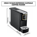 CM7036A-UL CRUX ESPRESSO MACHINE NESPRESSO PODS - BLACK/COPPER - Like New