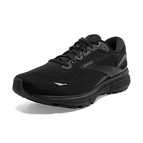 BROOKS WOMEN'S GHOST 15 NEUTRAL RUNNING SHOE - BLK/BLK/EBONY - SIZE 9 WOMEN'S Like New