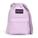 JANSPORT JS0A83LQ DRAW SACK TRAVEL BACKPACK, 854 CU IN 18 X 13 IN - PASTEL LILAC - Like New