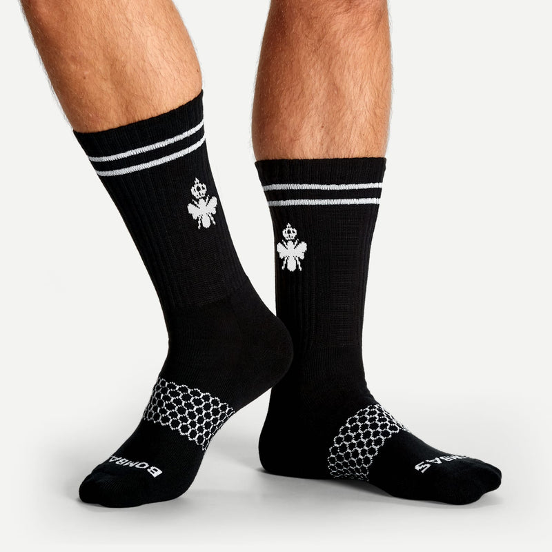 BOMBAS MEN'S ORIGINALS CALF SOCK 4-PACK SIZE: XL - SHADES - Like New