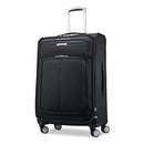 SAMSONITE SOLYTE DLX SOFTSIDE LUGGAGE SPINNER WHEELS 25" CHECKED-MEDIUM 25"BLACK - Like New