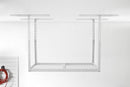 GLADIATOR OVERHEAD GEARLOFT STORAGE RACK 2 X 4 GALS24M1 HAMMERED WHITE - Like New