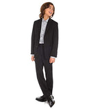 K831209 CALVIN KLEIN BOYS' FORMAL LEGACY SUIT SET YOUTH SIZE 14 BLACK - Brand New