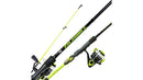 OKUMA FIN CHASER X COMBO FISHING POLE - BLACK/ NEON GREEN - Like New