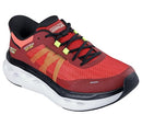 Skechers Men's Max Cushioning Glide Step Aberdeen Hands Free Slip-Ins Red/Black - Brand New