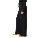 DEE OCLEPPO WOMEN'S KHLOE WIDE LEG CARGO DRESS PANT W8 30235908-169 BLACK - Brand New