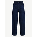 FREE ASSEMBLY CROPPED CARPENTER BARREL JEANS 27" INSEAM - SIZE: 10 - RINSE WASH - Brand New