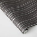 Tempaper Black Linen Grasscloth Removable Peel and Stick Wallpaper 20.5" X 16.5' - Brand New