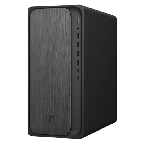 HP OMNIDESK DESKTOP COMPUTER AMD RYZEN 7 8700G 32GB 1TB SSD RADEON 780M - BLACK - Like New