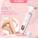 HAETFIRE ELECTRIC RAZORS SHAVERS FOR WOMEN BIKINI TRIMMER 5 IN 1 ELECTRIC - Like New