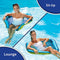 AQUA LEISURE AQUA POOL CHAIR FLOAT FOR ADULTS ZERO GRAVITY - BLUE FERN - Like New
