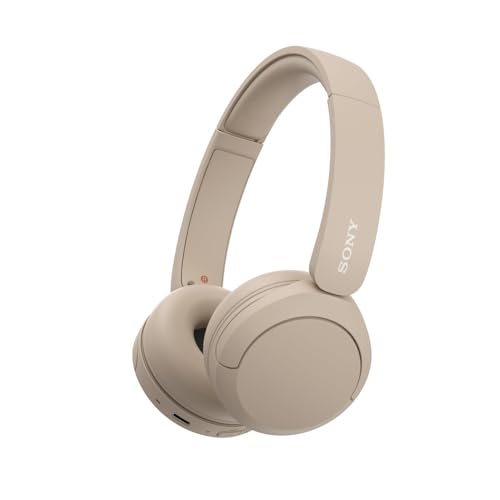 SONY WH-CH520 Wireless Headphones Bluetooth On-Ear Headset - Cappuccino - Like New