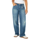 CELEBRITY PINK LOW RISE BAGGY WIDE LEG JEANS - SIZE: WOMEN 9/29 - DARK WASH - Brand New