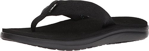 TEVA MEN'S M VOYA FLIP FLOP, MEDIUM - SIZE: MEN 10 - BRICK BLACK - Brand New