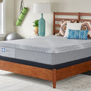 SEALY 12-IN MEDIUM KING MEMORY FOAM MATTRESS IN A BOX - GRAY - Brand New