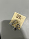 THE SAK SILVER AND BLACK DROP HEXAGON EARRINGS - Brand New