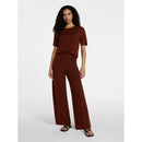 TIME AND TRU WOMEN’S PLUS SWEATER,PANTS SET - SIZE: WOMEN 4X - REDWOOD BARK - Brand New