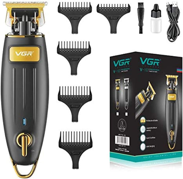 VGR Hair Clippers for Men- Professional Clippers for Barbers, V-192 - BLACK/GOLD Like New