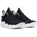 UNDER ARMOUR WOMEN'S FLOW ACE LOW VOLLEYBALL SHOES BLACK/WHITE SIZE 8 - Like New