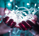 Twinkle Star 66ft 200 LED Indoor String Lights, 8 Modes, CL-200-C - White - Like New