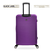 TUCCI ITALY 32" GIOIA ABS HARDSHELL SPINNER WHEEL TRAVEL SUITCASE - PURPLE - Brand New