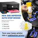Printers Jack 4x100ml Sublimation Ink Auto Refill for Supertank Printers - Like New