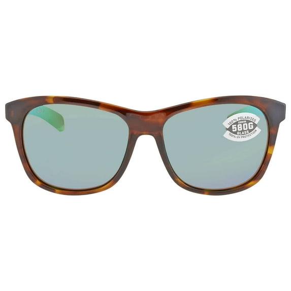 COSTA DEL MAR CDM VELA SUNGLASSES SHINY TORTOISE COPPER GREEN POLARIZED-580G - Like New