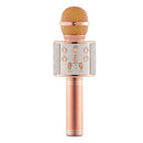 WS-858 KARAOKE KIDS SINGING 5 IN 1 WIRELESS BLUETOOTH MICROPHONE - ROSE GOLD Like New